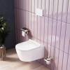 Подвесной унитаз Damixa Jupiter DX77C1700SC без ободка с сиденьем микролифт фото 4