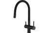 Смеситель для кухни EMAR Steel ЕС - 3015 black