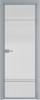 Межкомнатная дверь Profil Doors 4 AX цвет профиля Серебро, стекло безопасное 6 мм мору осветленное 700x2000