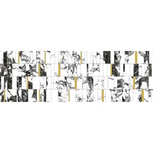 Декор Meissen White Stream 16517 Темно-Серый 25x75