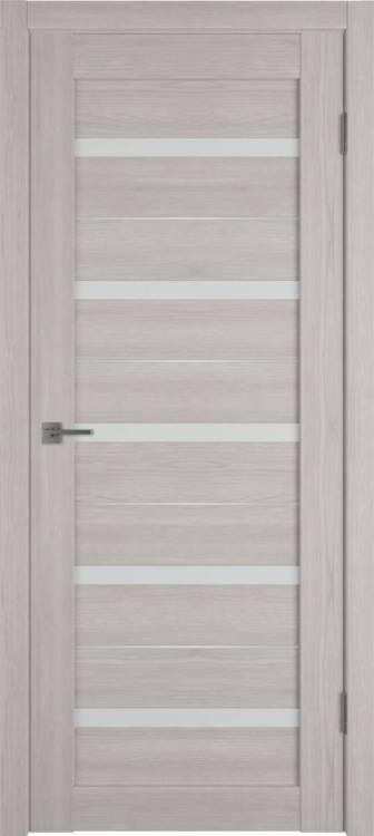 Межкомнатная дверь Владимирская Фабрика Дверей Atum Al 7 Stone Oak стекло White Cloud SM 600x2000