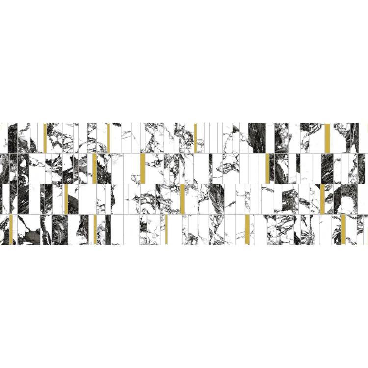 Декор Meissen White Stream 16517 Темно-Серый 25x75