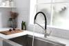 Смеситель для кухни Paulmark Siegen Si213111-BS с гибким изливом, брашированная сталь фото 3