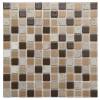 Мозаика NSmosaic Crystal series S-852 стекло камень (23x23x4) 298x298