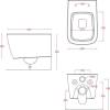 Чаша для унитаза подвесного ArtCeram A16 ASV003 Rimless фото 7