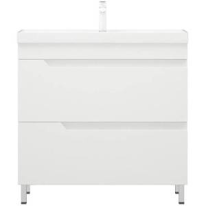 Тумба с раковиной Corozo Юрма 80 Z2 напольная, белый