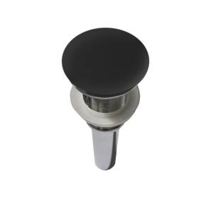 Донный клапан Vincea Solid Surface DBS-616MB черный матовый, без перелива