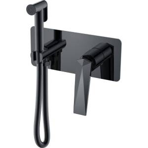 Гигиенический душ Boheme Venturo 377-SGM Shine Gun Metall, со смесителем, с внутренней частью