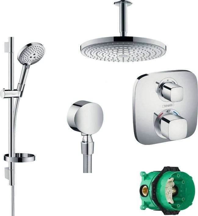 Душевой комплект Hansgrohe Raindance Select E 300 27337000+26630000+27506000+15708000+1800180