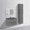 Тумба под раковину Vincea Mia VMC-2MC800BT 800 подвесная, 2 выкатных ящика soft close, Beton фото 7