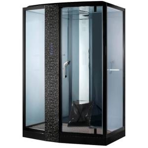 Душевая кабина Orans 89105LBLH черный, 120x90x220