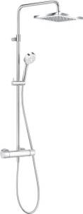 Душевая стойка Kludi Logo Dual Shower System 6809805-00 с термостатом