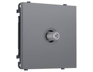Комплект механизма TV розетки SAT Ambrella Volt Sigma MS873050 платиново-серый мягкое касание