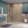 Душевой уголок BelBagno SOFT_CLOSE-2-AH-1-180/100-C-GM профиль оружейная сталь, стекло прозрачное, 180x100x200 фото 4