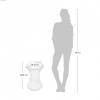 Стул-пуф Bradex Home Stone FR 0823, прозрачный синий фото 3