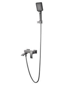 Смеситель для ванны Wonzon & Woghand WW-88639009-BGM с душем, темный графит