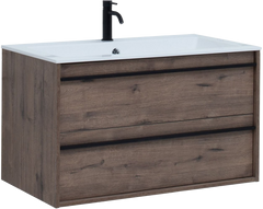 Тумба для комплекта Aquanet Lino 90 дуб веллингтон