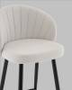 Стул полубарный Stool Group Ханнингем vd-hanningem-pf-silver жемчужный, велюр фото 8