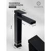 Смеситель для раковины Filarete Fing FL6040BL высокий, черный фото 9