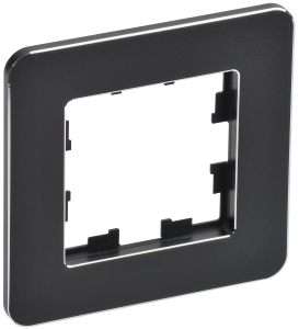 Рамка 1-постовая IEK Brite BR-M12-M-01-K02 черный