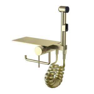 Гигиенический душ Bronze de Luxe Scandi 708/1BR бронзовый, встраиваемый, с полкой