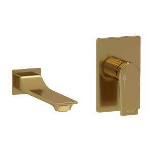 Смеситель для раковины Wasserkraft A55543 встраиваемый, золотой