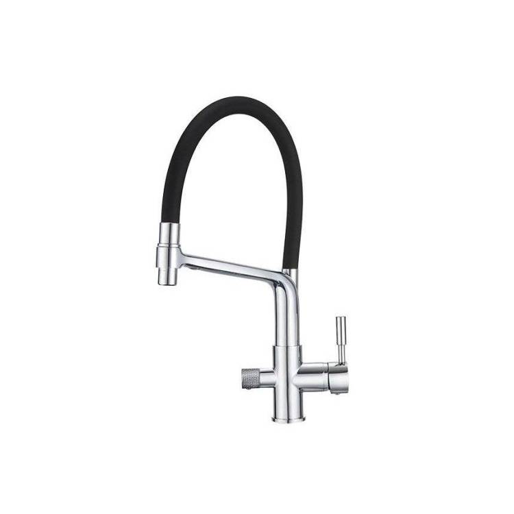 Смеситель для кухни Granula GR-0075, ХРОМ