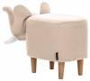 Пуф Leset Slon 2500000189937 Бежевый V18/Белый V01 фото 4