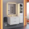 Тумба с раковиной Uperwood Modul подвесная, матовая, белая, 65 см фото 8
