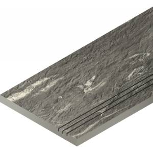 Бордюр Italon Скайфолл X2 620090000709 Бортик Гриджио Альпино Правый Грип 30x60