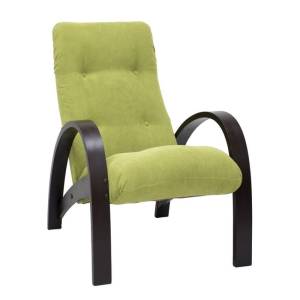 Кресло Мебельимпекс Модель S7 2000000093574 Венге/Verona Apple Green