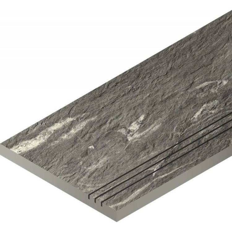 Бордюр Italon Скайфолл X2 620090000709 Бортик Гриджио Альпино Правый Грип 30x60