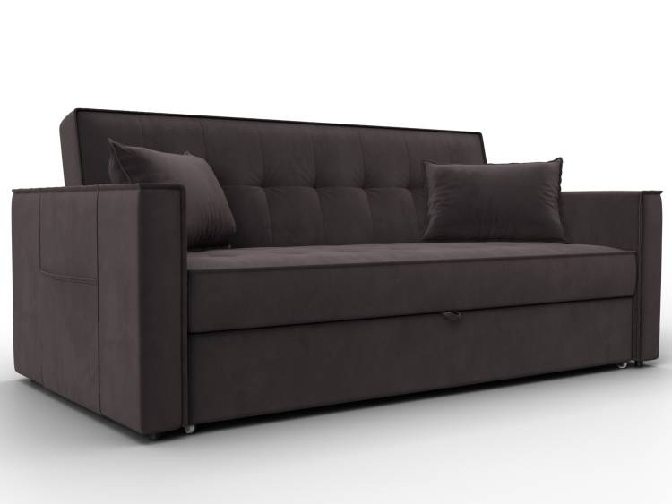 Диван прямой Лига Диванов Лига-104 (160) 134888 Коричневый