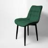 Стул Арника Бостон 00-00273311 черный матовый Томми 25 темно-зеленый