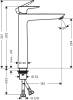 Смеситель для раковины Hansgrohe Talis E 71717000 хром фото 5