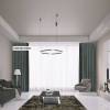 Люстра Crystal Lux Fortuna Sp88W Led D1000 Black фото 5
