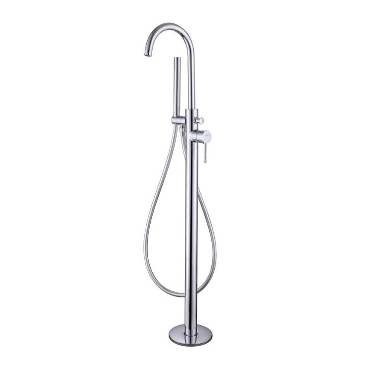 Смеситель для ванны Abber Wasser Kreis AF8115N напольный, хром