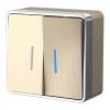 Выключатель двухклавишный с подсветкой Werkel Gallant W5020110