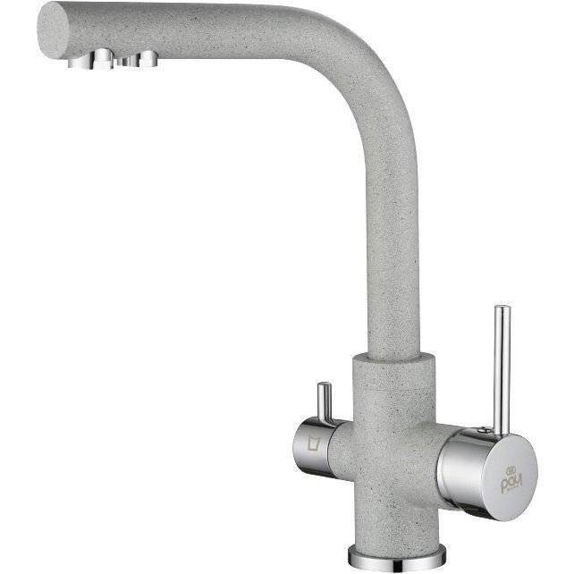 Смеситель для кухни Paulmark Essen Es213011-310 серый