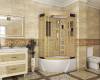 Душевая кабина Niagara Lux 7712GR золото, с высоким поддоном, с сиденьем фото 2