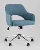 Кресло компьютерное Stool Group Кларк CLARKSON TWEED BLUE синий фото 2