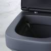 Унитаз подвесной AM.PM Inspire V2.0 FlashClean C50A1700MBSC безободковый, черный матовый фото 4