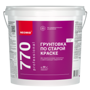 Грунтовка по старой краске акрилатная для внутренних работ Neomid 770 5 кг