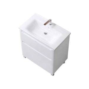 Тумба с раковиной Alavann Wave 80 белая