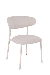Стул Stool Group Ayla DX-2547X QY004-2 серый, белые ножки