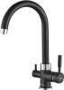 Смеситель для кухни ZorG Steel Hammer SH 713 Black Cr