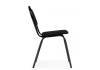 Стул на металлокаркасе Woodville Гумер 673646 черный / черный глянец фото 3