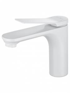 Смеситель для раковины Wonzon & Woghand WW-XH-010-MW белый матовый