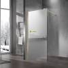 Душевая перегородка Vincea Walk in VSW-1H100MRG профиль матовый золотой, стекло зеркальное, 100x200