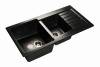 Мойка кухонная GranFest Practik GF-P--980KL 2 чаши с крылом 980x510 мм черный